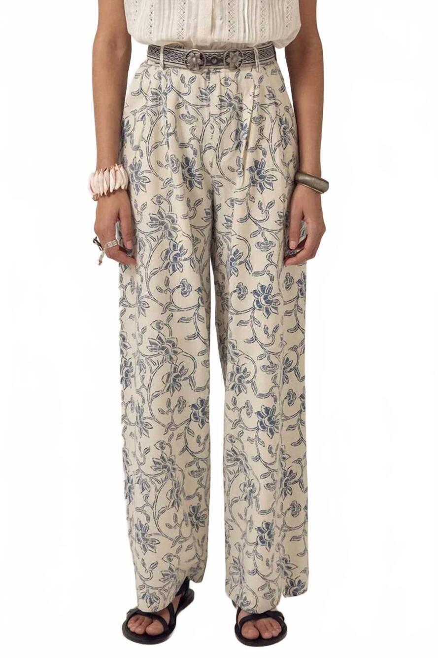 NEW MAISON HOTEL simone pant in white fuji